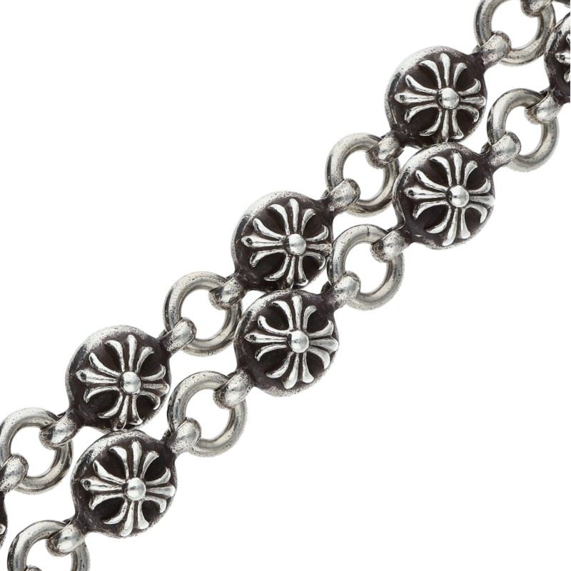 Chrome Hearts 1-Clip #1 Cross Wallet Chain Size ONE Silver