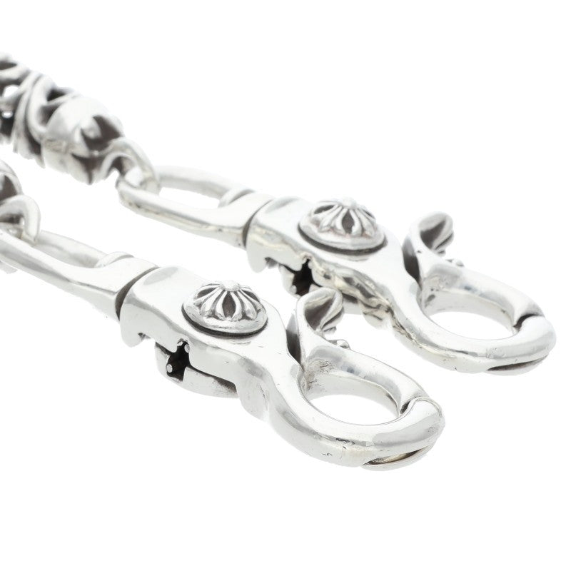 Chrome Hearts 2-Clip Short Roller Wallet Chain Size 6LINK
