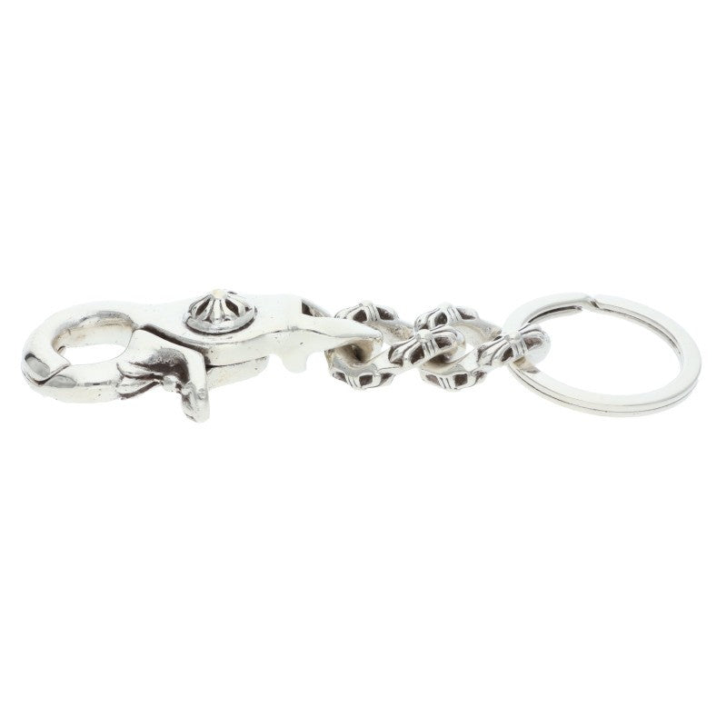 Chrome Hearts CLP CHN XFANCY-S Silver Keychain Wallet Size ONE SIZE