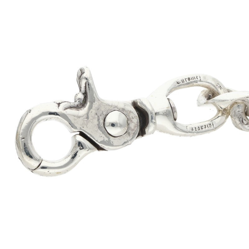 Chrome Hearts Long Classic Link Key Chain Wallet Size Silver