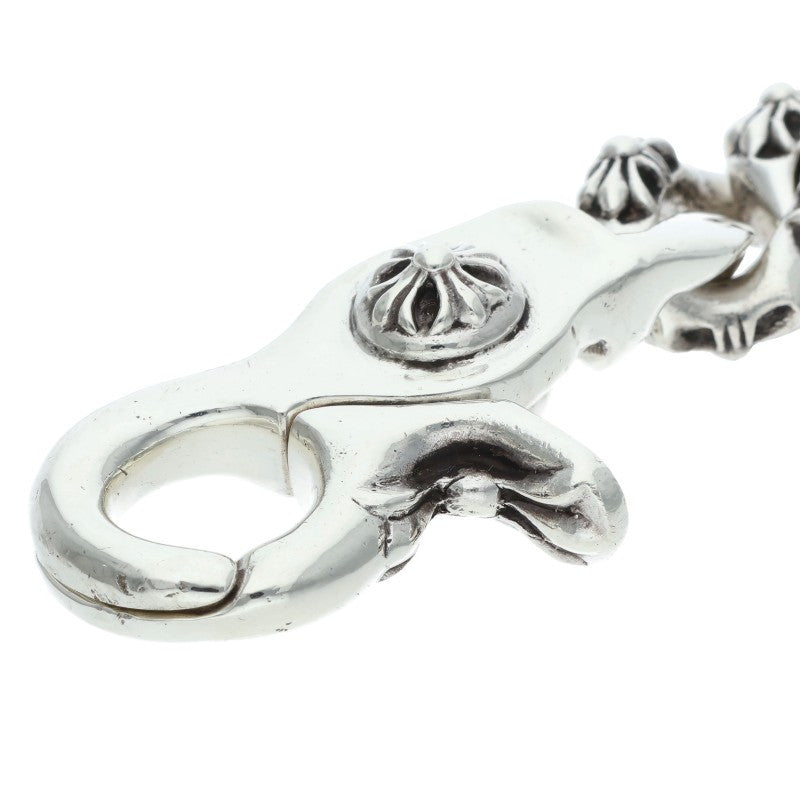 Chrome Hearts CLP CHN XFANCY-S Silver Keychain Wallet Size ONE SIZE