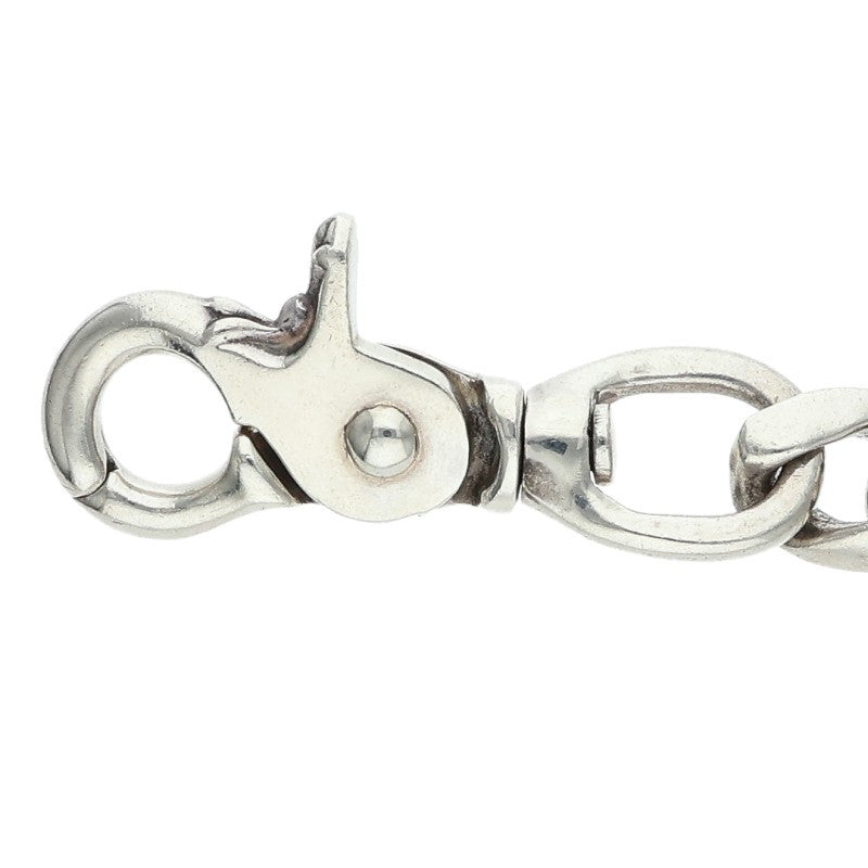 Chrome Hearts 925 Silver 2-Clip Long Classic Wallet Chain
