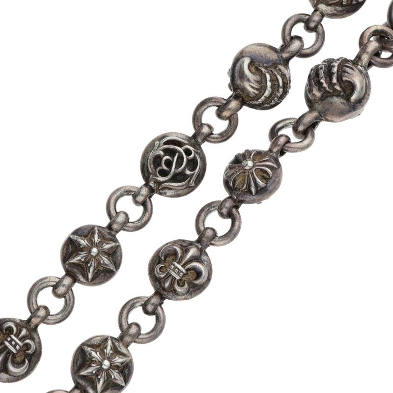 Chrome Hearts 1-Clip Short #2 Multi-Ball Wallet Chain
