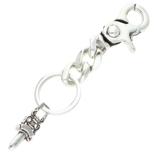 Chrome Hearts CLP CHN CLASSIC-S Short Silver Keychain Wallet