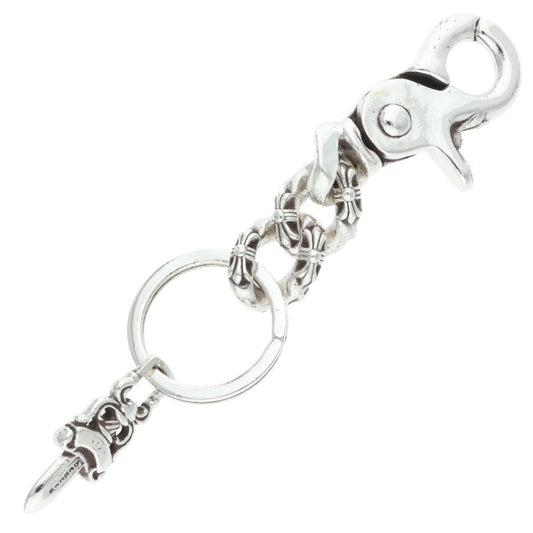 Chrome Hearts CLP CHN XFANCY-S Silver Key Chain Wallet
