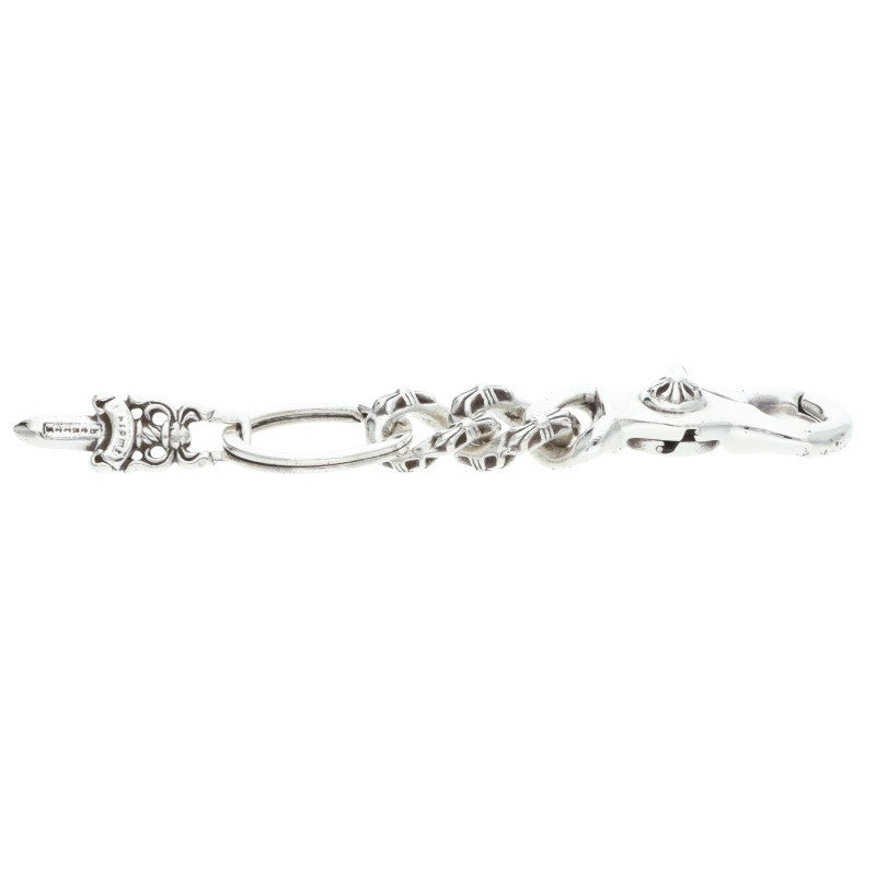 Chrome Hearts CLP CHN XFANCY-S Silver Key Chain Wallet