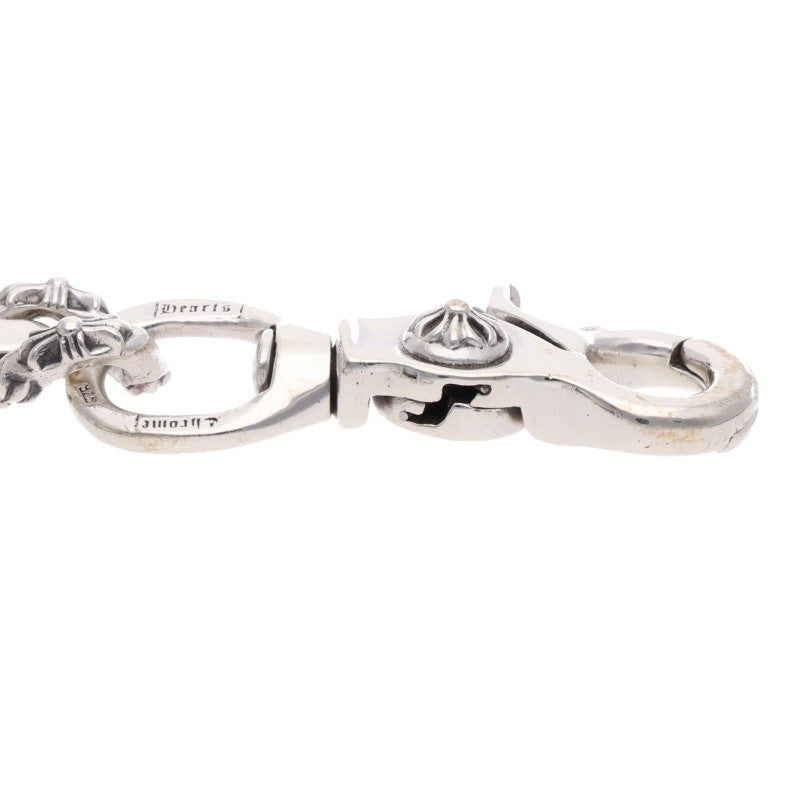 Chrome Hearts Fancy 2-Clip Long Silver Wallet Chain