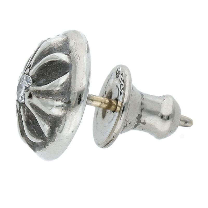 Chrome Hearts Silver Cross Ball Stud 1-Diamond Size ONE SIZE