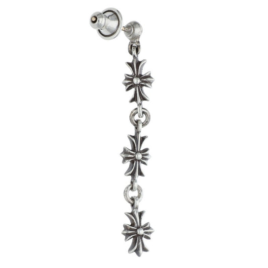 Chrome Hearts Tiny E CH Plus 3 Drop Silver Size ONE SIZE