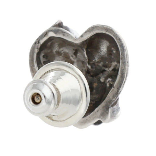Chrome Hearts Heart Stud Silver Earring Size ONE SIZE