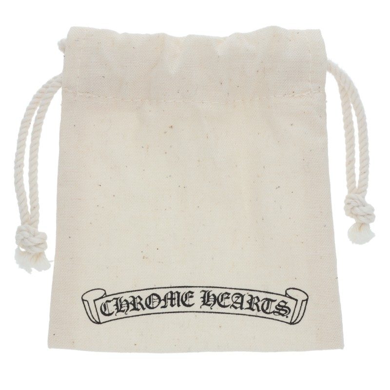 Chrome Hearts Crossover hoop White x Silver (Silver 0.7g)