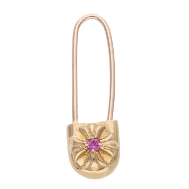 Chrome Hearts 22K Safety Pin Pink Sapphire Size ONE SIZE