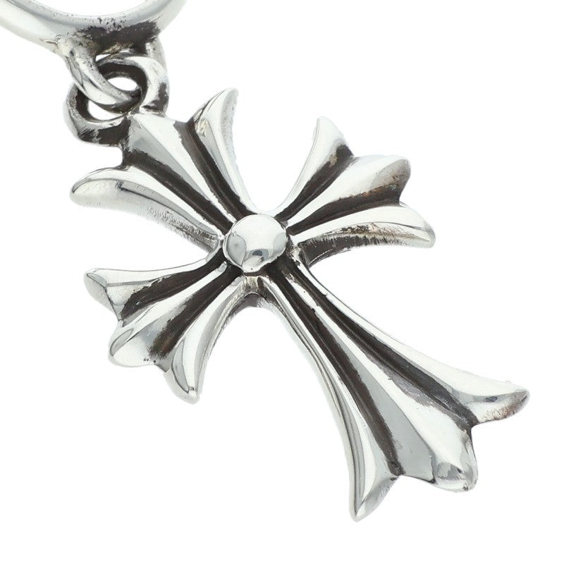 Chrome Hearts Tiny CH Cross Hoop Silver Size ONE SIZE