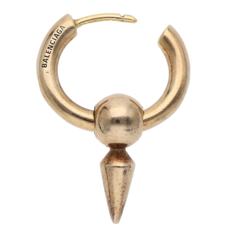 BALENCIAGA Gold Force Spike Single Earring Size ONE SIZE