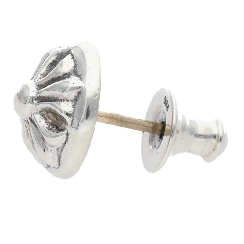 Chrome Hearts Cross Ball Stud Silver Earring Size ONE SIZE