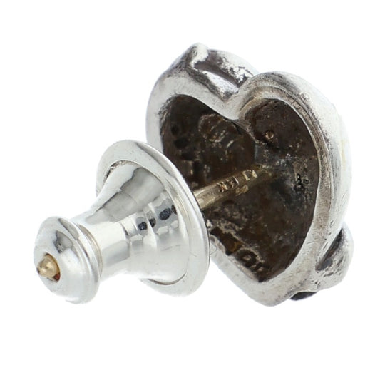 Chrome Hearts Heart Stud Silver Earring Size ONE SIZE