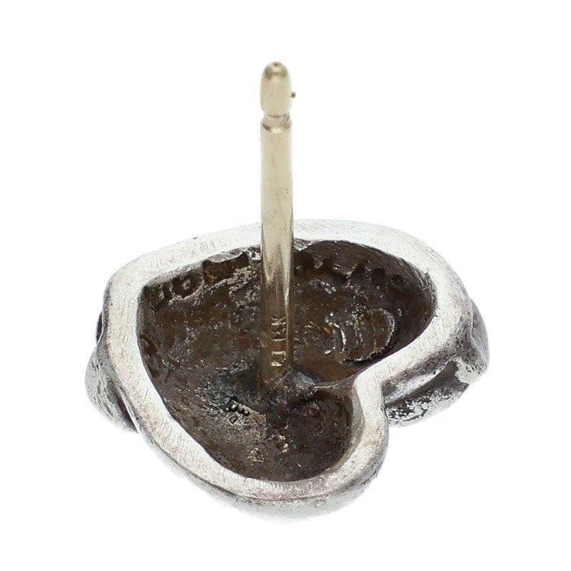 Chrome Hearts Heart Stud Silver Earring