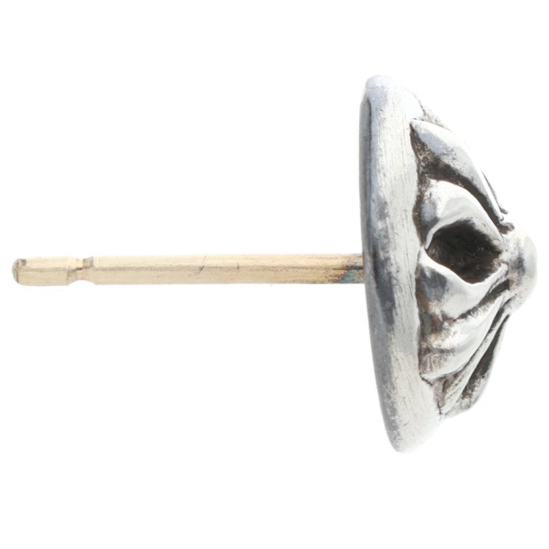 Chrome Hearts Cross Ball Stud Silver Earring Size ONE SIZE