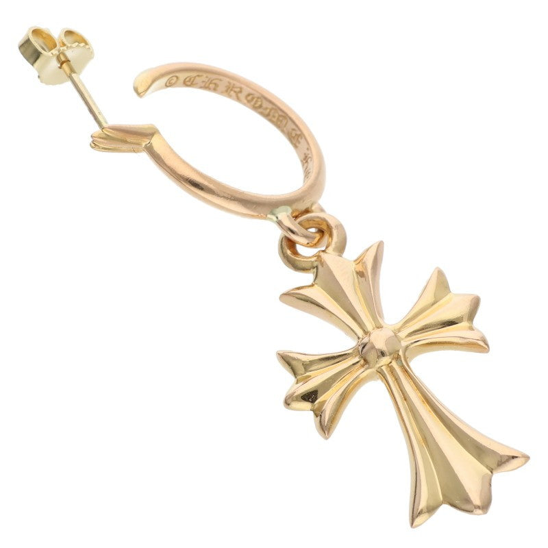 Chrome Hearts 22K Tiny CH Cross Charm Hoop Size ONE SIZE