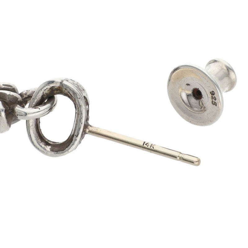 Chrome Hearts Baby Fat Drop Silver Earring