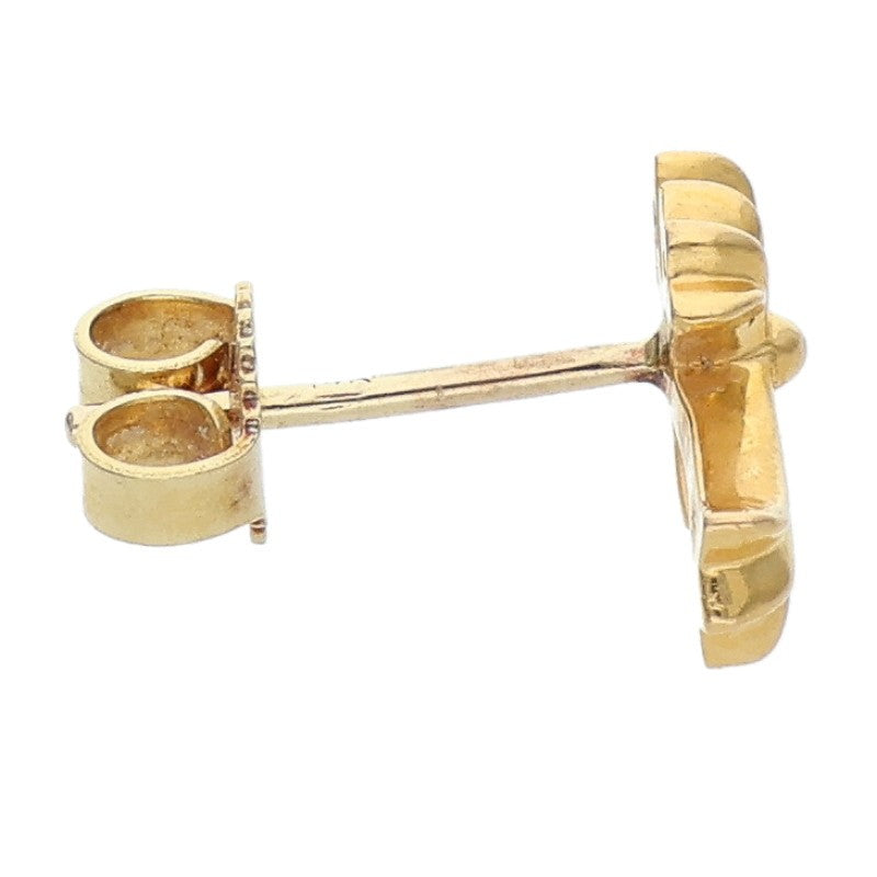 Chrome Hearts 22K CH Cross Fat Stud Yellow