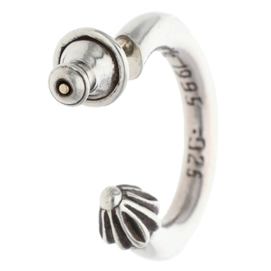 Chrome Hearts 925 Silver Plain Hoop Earring Size ONE SIZE