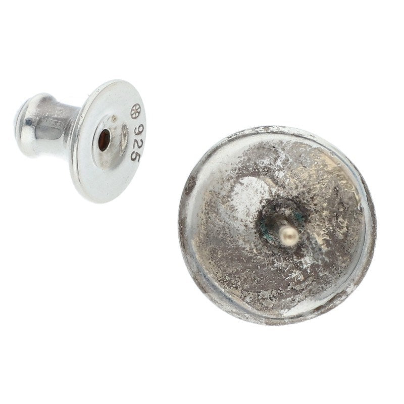 Chrome Hearts Cross Ball Stud Silver Earring Size ONE SIZE