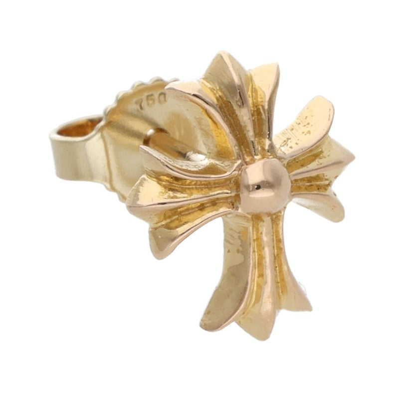 Chrome Hearts 22K No2 CH CRS Cross Stud Gold Size ONE Yellow