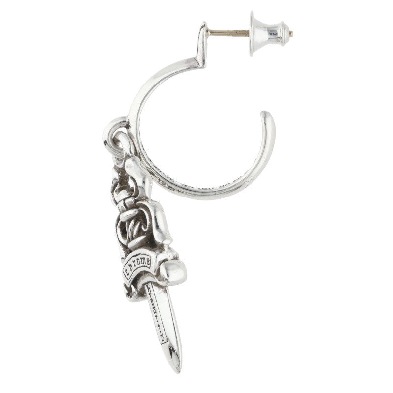 Chrome Hearts No5 DAGGER #5 Dagger Hoop Silver Size ONE SIZE
