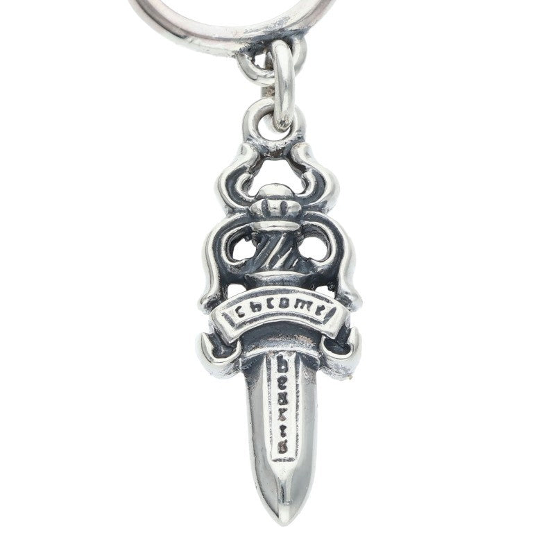 Chrome Hearts #5 Dagger Hoop Silver Earring