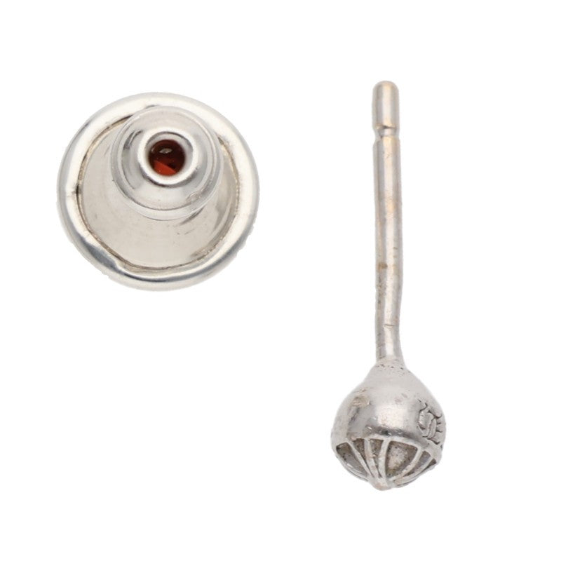 Chrome Hearts 18K Mini Cross Ball Stud WG Size ONE SIZE