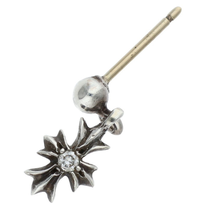 Chrome Hearts Tiny E CH Plus 1 Diamond Earring Size Multi