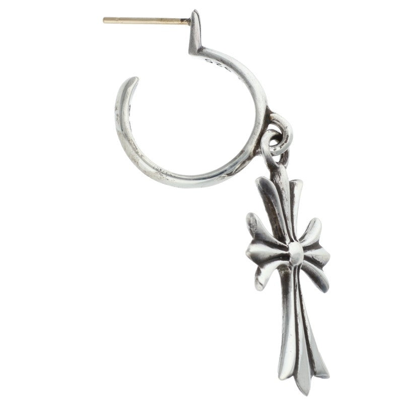 Chrome Hearts Tiny CH Cross Hoop Earring Size ONE SIZE