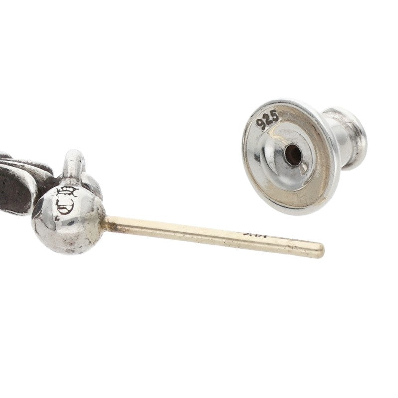 Chrome Hearts Tiny E CH Plus 3 Silver Earring Size ONE SIZE
