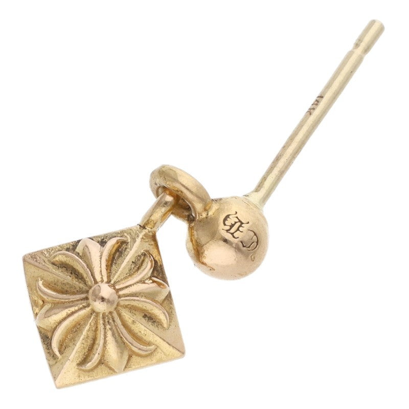 Chrome Hearts 22K Pyramid Plus Gold Earring Size ONE SIZE