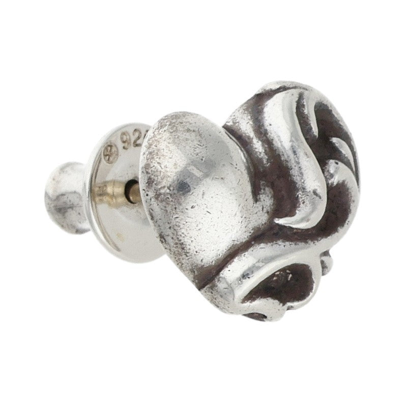 Chrome Hearts Heart Stud Silver Earring Size ONE SIZE