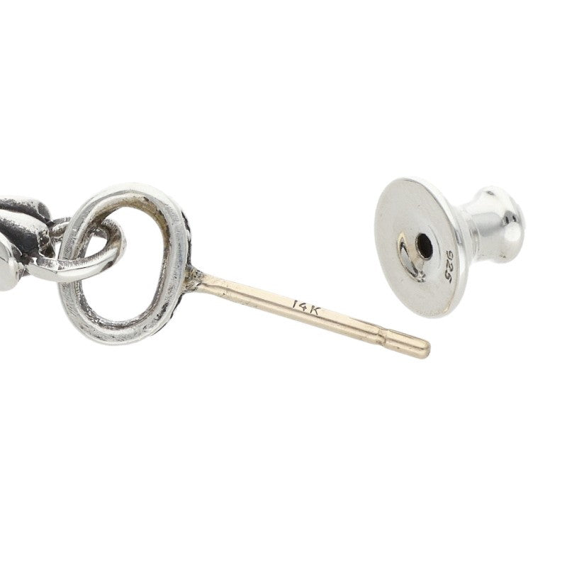 Chrome Hearts Baby Fat Drop Silver Earring Size ONE SIZE
