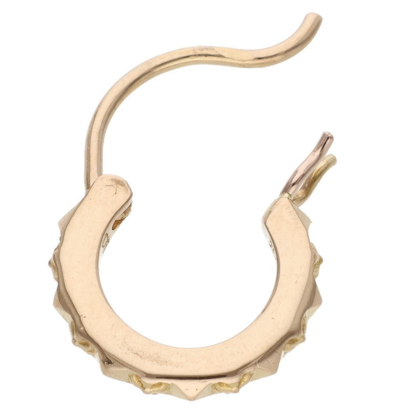 Chrome Hearts 22K Tiny TFP Hoop Gold Earring Size ONE SIZE