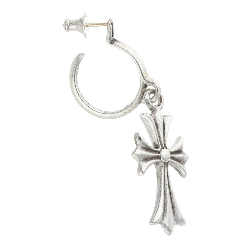 Chrome Hearts Tiny CH Cross Silver Earring Size ONE SIZE