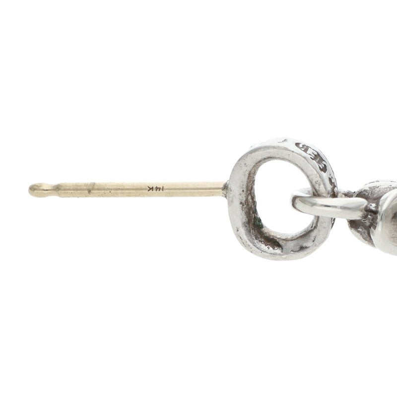 Chrome Hearts Baby Fat Drop Silver Earring Size ONE SIZE