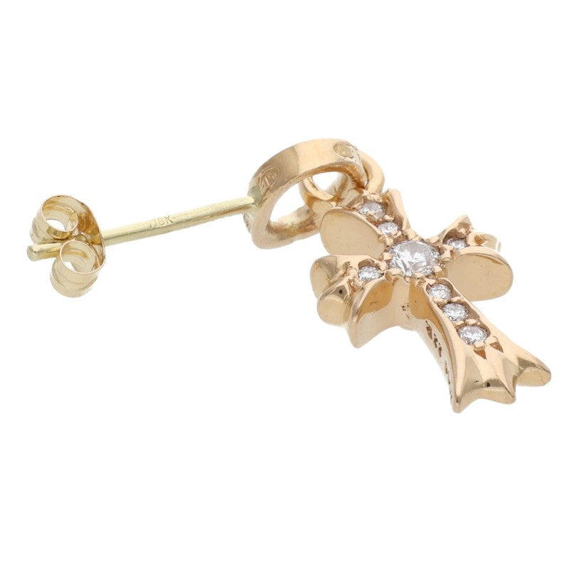 Chrome Hearts 22K Baby Fat Pave Gold Earring Size ONE SIZE