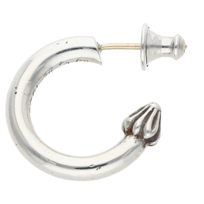 Chrome Hearts HOOP PLAIN Silver Earring Size ONE SIZE