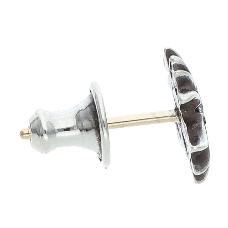 Chrome Hearts No2 CH Cross Stud Silver Earring Size ONE SIZE