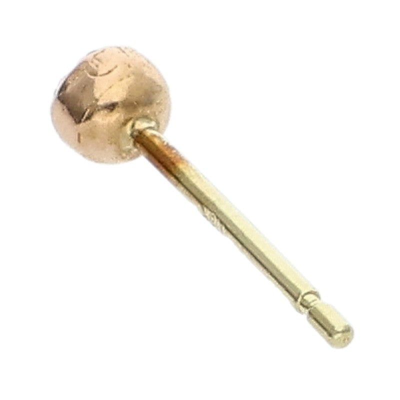 Chrome Hearts 22K Mini Cross Ball Gold Earring Size ONE SIZE