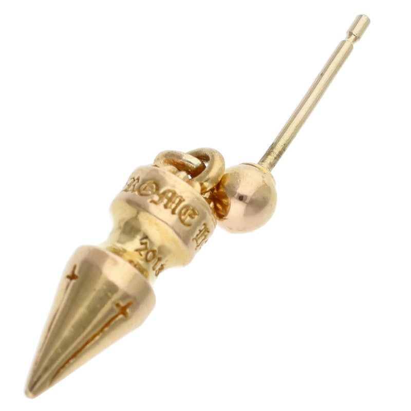 Chrome Hearts 22K Tiny Spike Drop Gold Earring Size ONE SIZE