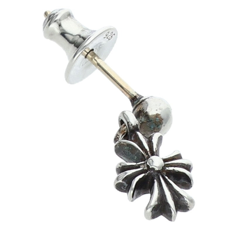 Chrome Hearts TNY E CH PLS Drop Silver Earring Size ONE SIZE