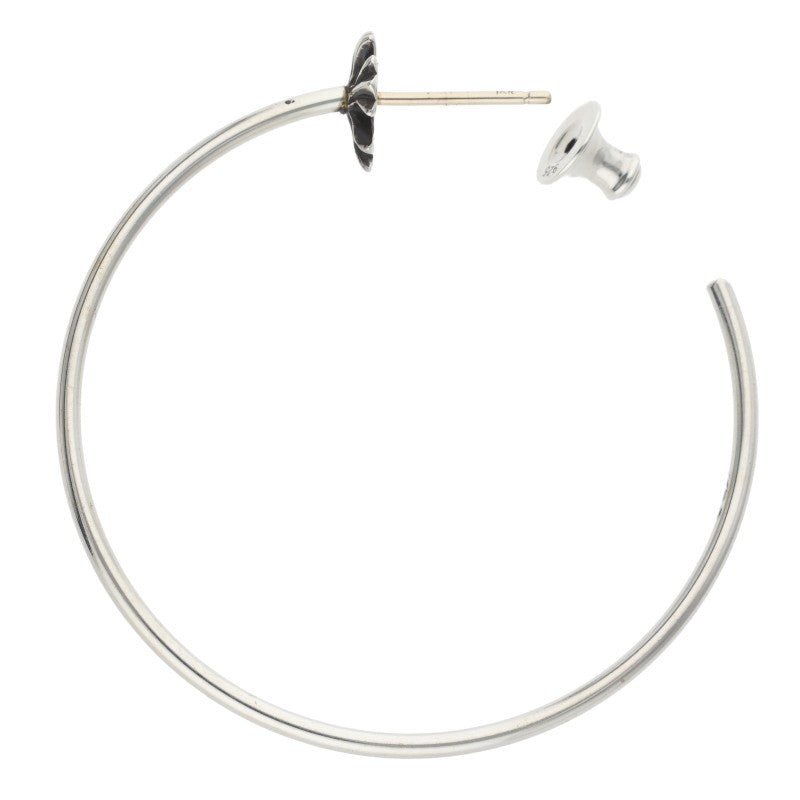 Chrome Hearts CH PLS Silver Hoop Earring Size ONE SIZE