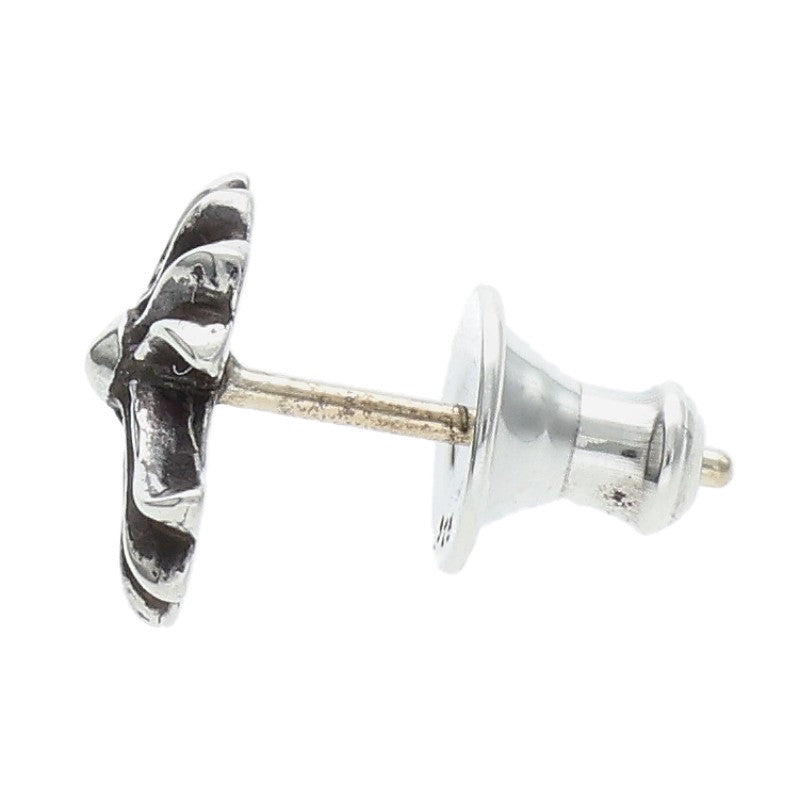 Chrome Hearts 925 Silver CH Cross Stud Earring Size ONE SIZE