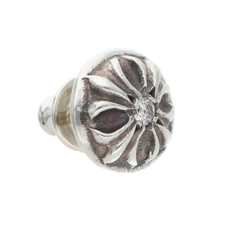 Chrome Hearts STUD CRSBLL DIA Single Earring Size ONE SIZE