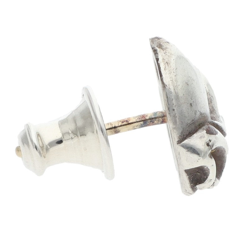 Chrome Hearts STUD HEART Silver Earring Single